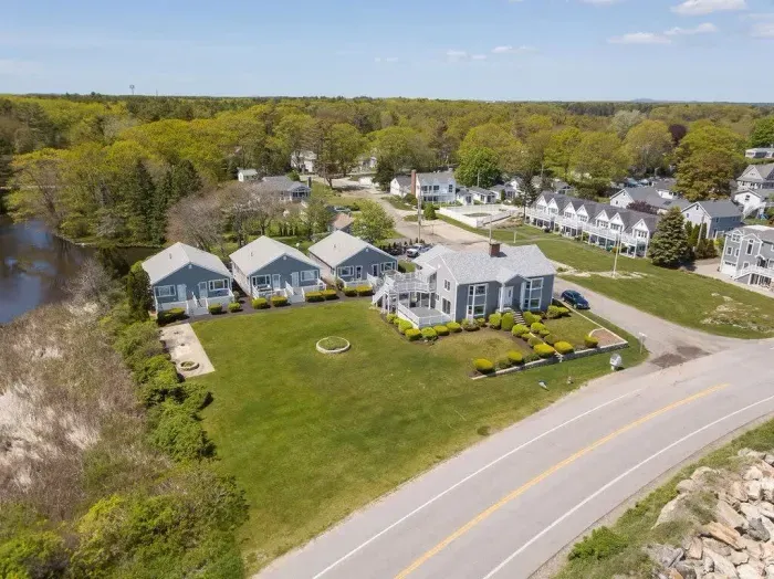 Aerial View - Steps to ocean and walk to Wallis Sands Beach