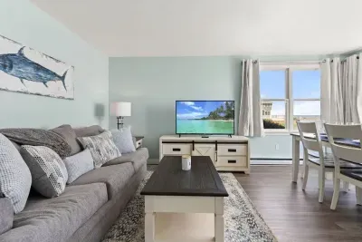Fully equipped open kitchen and living room, strong WiFi and smart TV