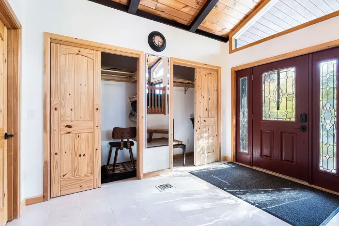 Plenty of closet space for jackets and snow pants!