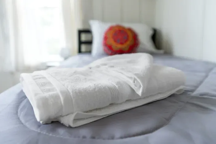 Clean towels provided for all guests