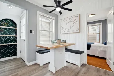 Modern, stylish space to unwind