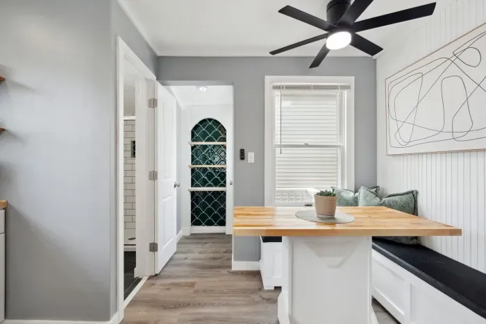 Modern, stylish space to unwind