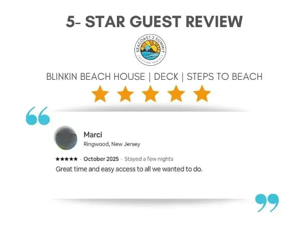 5 Star Review from a Recent Guest
