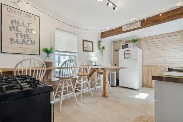 Eat in kitchen with every amenity you’ll need during your stay.