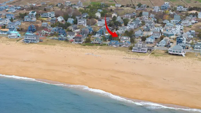 Beach is right across your home!