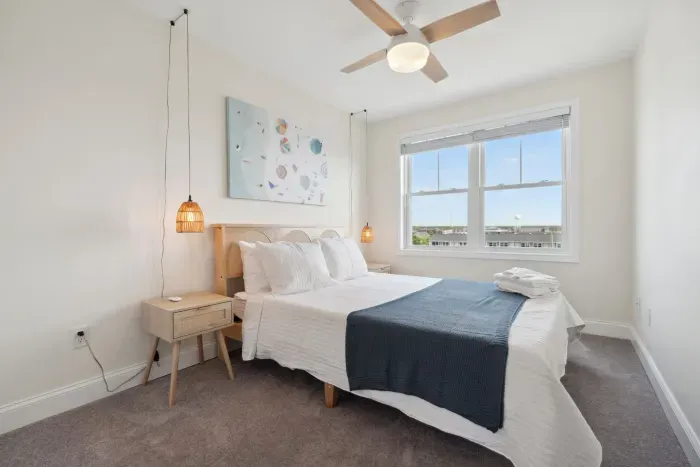 Bedroom #2 with queen bed. Clean linens provided!