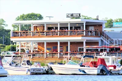 The Deck is across the bridge in Salisbury and a great spot to take in the sunsets