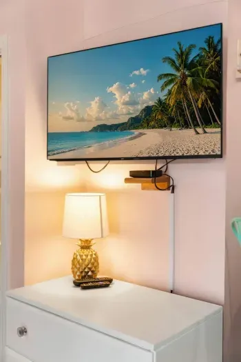 Cable TV in the living room