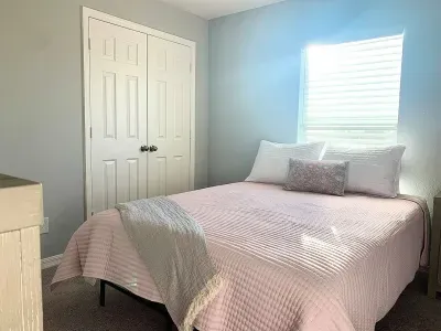 Bedroom #2 with queen bed.