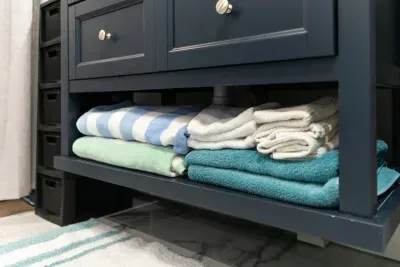 Bathroom with standing shower