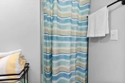 Bathroom with standing shower