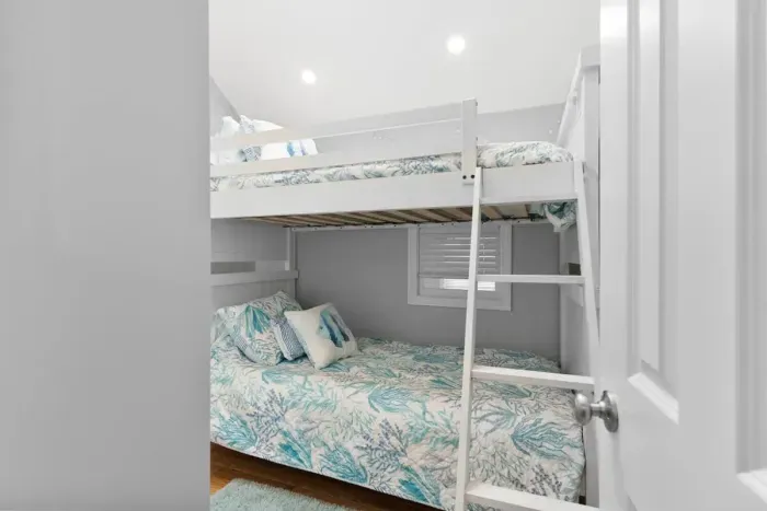 3rd bedroom with twin over twin bunk bed