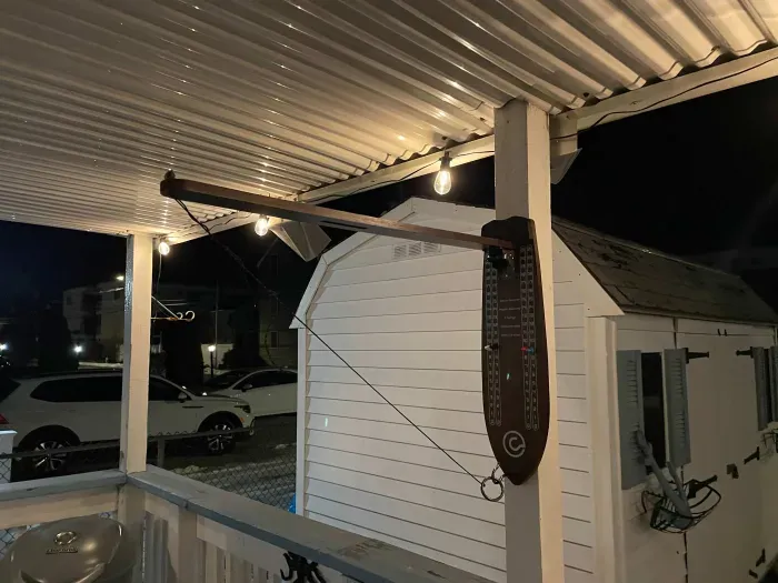 Ring toss is on the deck!