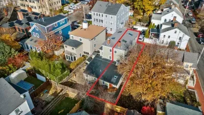 Aerial view of the property