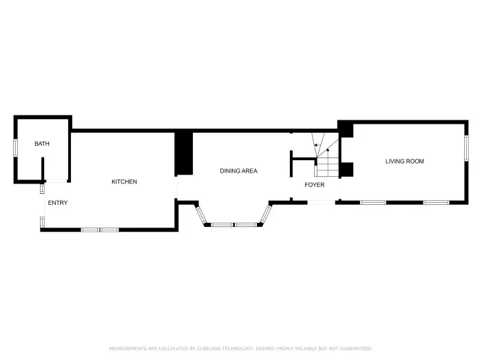 Floor plan for the ground floor.