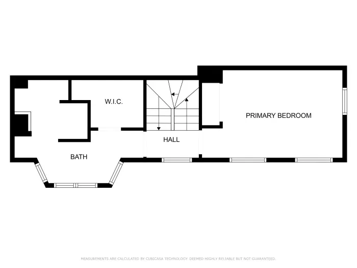 Floor plan for the 2nd floor.