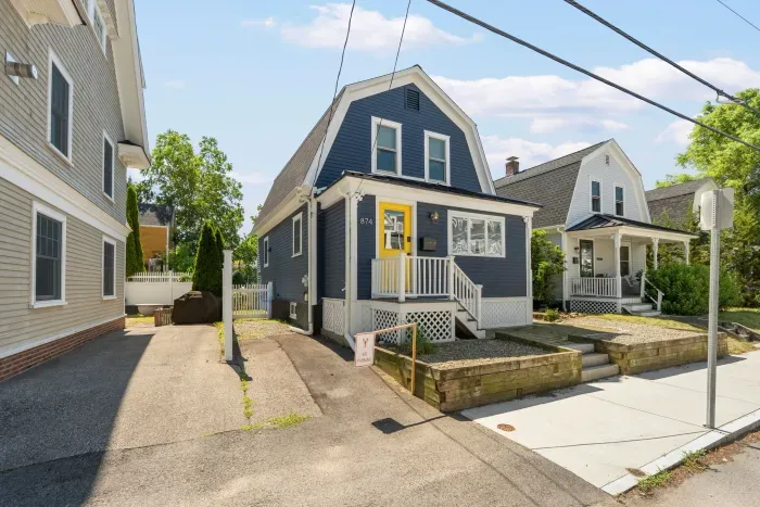 Exterior view of the home. Free street parking is available!