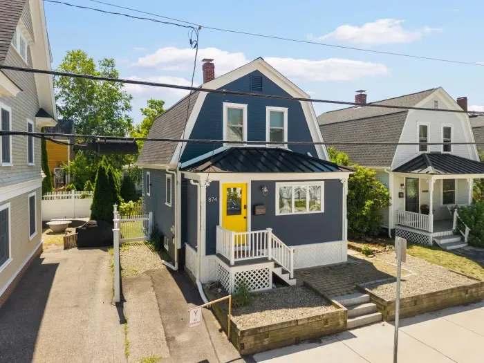 Exterior view of the home. Free street parking is available!