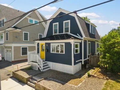 Exterior view of the home. Free street parking is available!