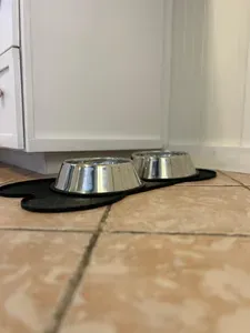 Bowls for your best friend are available at the property!