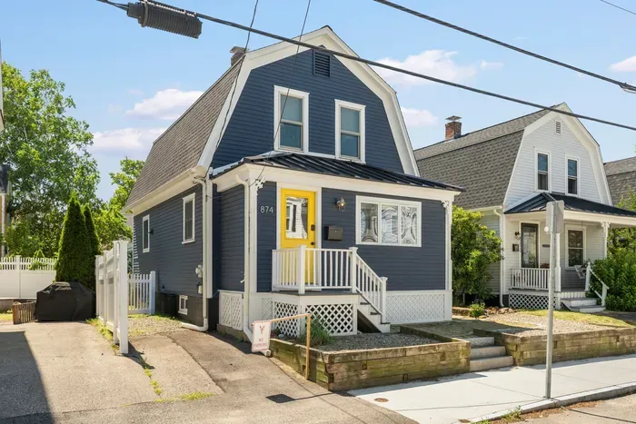 Exterior view of the home. Free street parking is available!