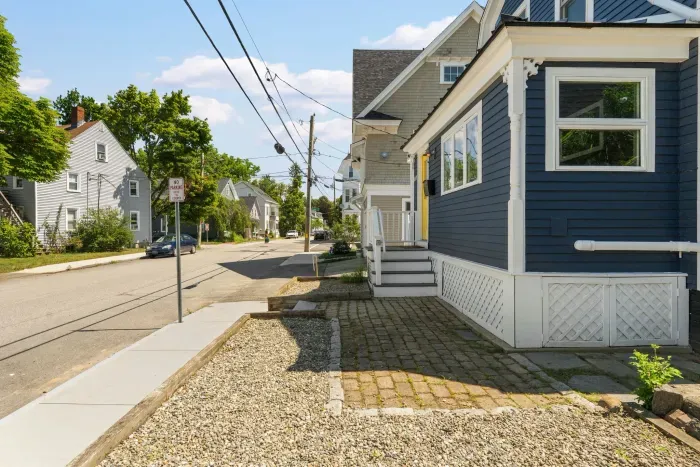 Exterior view of the home. Free street parking is available!