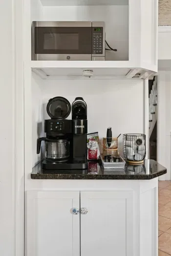 Coffee and tea provided to get you started with your stay!