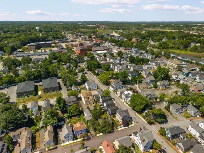 Aerial view of the home!