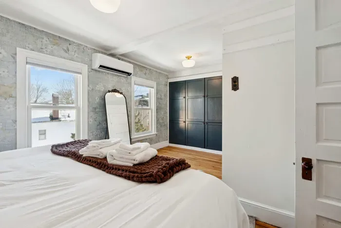 Bedroom #1 with a king bed and smart TV. Clean linens provided.