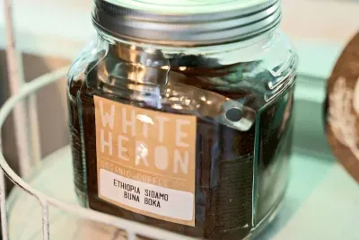 ⭐ White Heron coffee, a staple of West End, available to you as soon as you wake up. ⭐