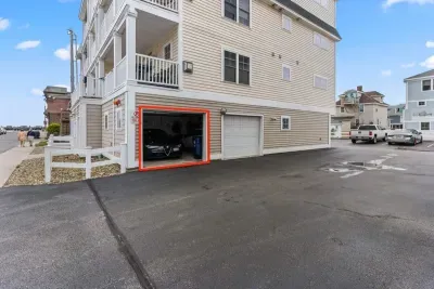 2 complimentary off-street parking spots available, including 1 garage spot  and 1 outdoor spot.