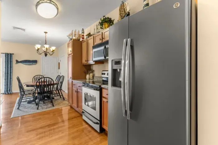 Fully equipped kitchen perfect for cooking and enjoying home-cooked meals.