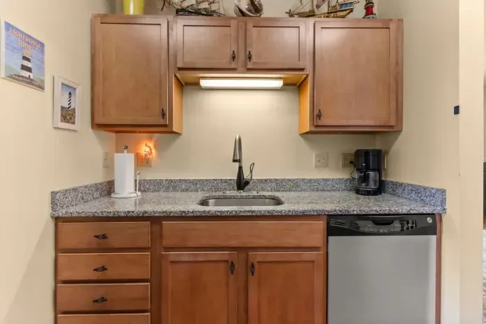 Fully equipped kitchen perfect for cooking and enjoying home-cooked meals.