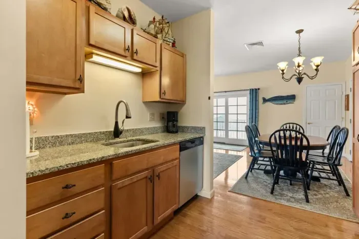 Fully equipped kitchen perfect for cooking and enjoying home-cooked meals.