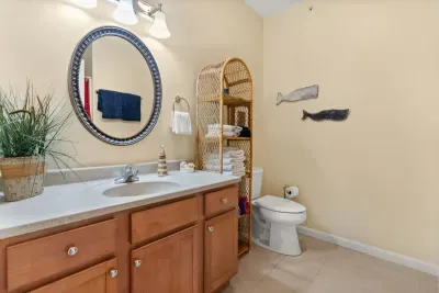 Bathroom #2 with stand up shower.
