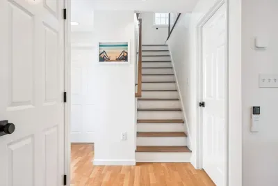 Stairs leading up to the second floor.