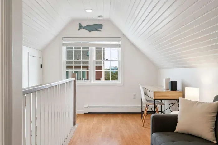 Work from home desk! Located on the second floor near the bedroom and half bath.