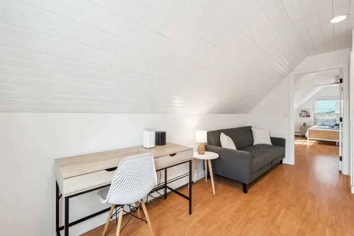 Work from home desk! Located on the second floor near the bedroom and half bath.