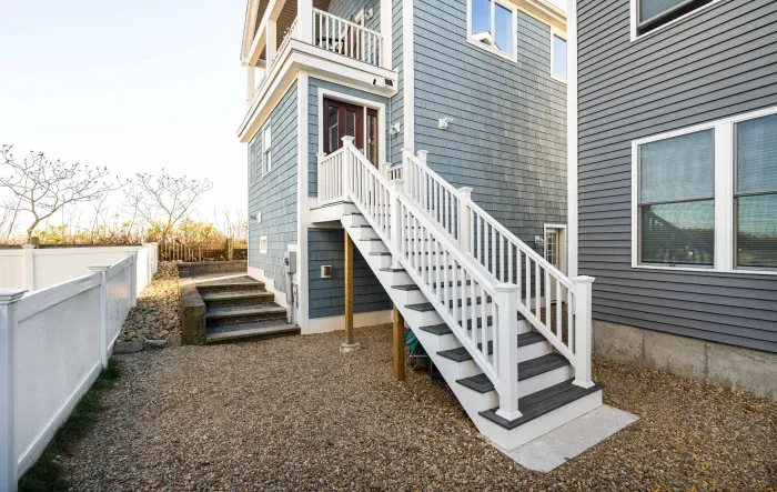 Front stairs to the second floor.