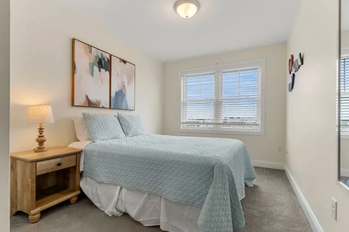 Bedroom #2 with queen bed.