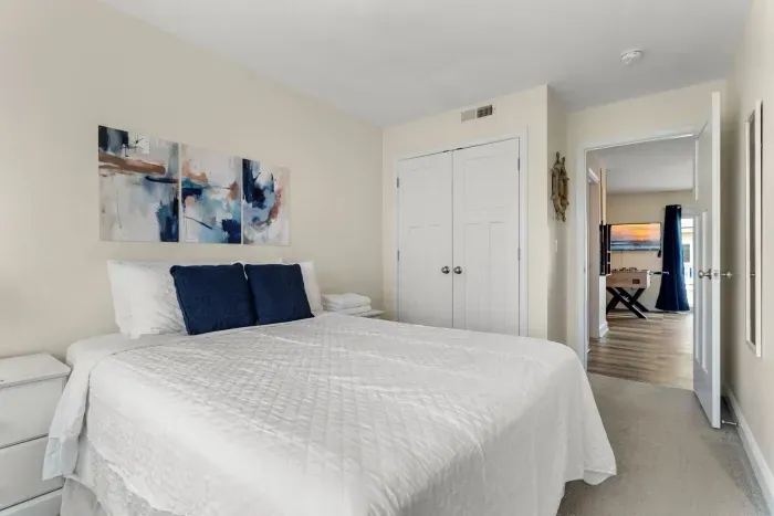 Bedroom #3 with queen bed.