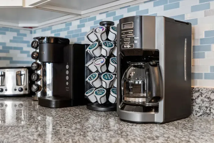 Coffee Station with Drip & Keurig coffee maker