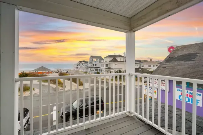 View from the private balcony