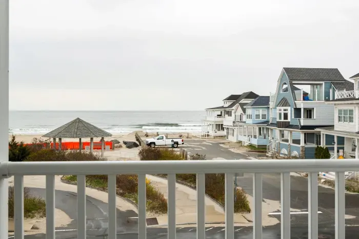 View from the private balcony