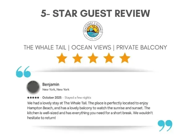 5 Star Review from a Recent Guest