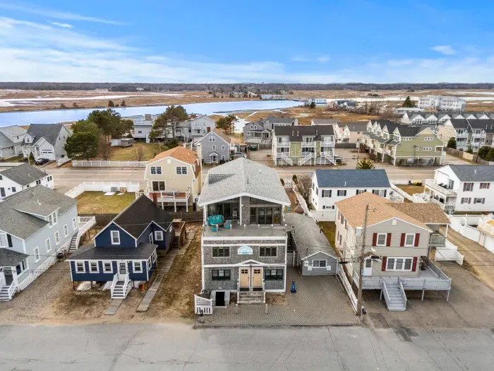 Aerial view of Serendipity Beach Retreat! 