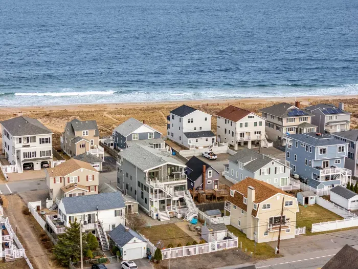Aerial view of Serendipity Beach Retreat!