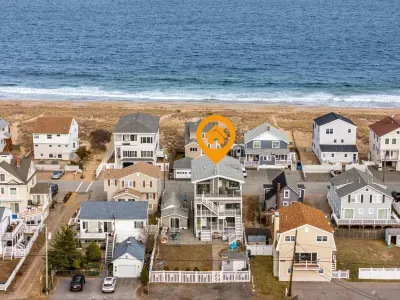 Serendipity Beach Retreat is steps from the beautiful shores of Salisbury Beach! Commonwealth Ave is a quiet beach street.