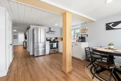 Newly renovated kitchen, fully stocked with cookware and, all new appliances