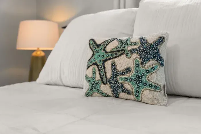 Bedroom with queen bed